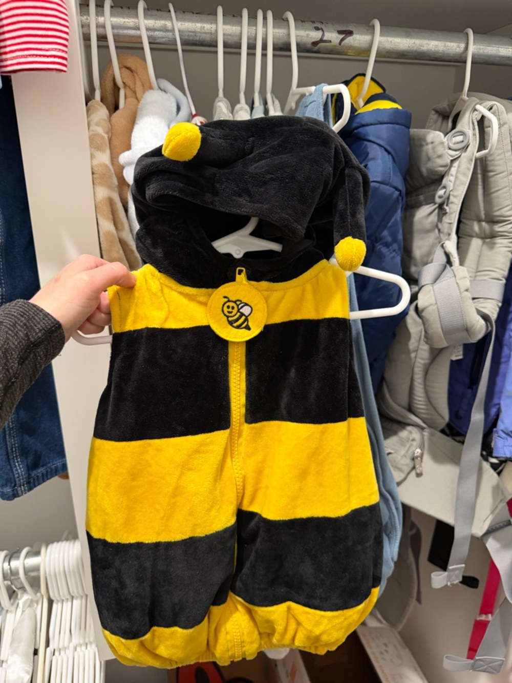 Striped Bee Costume - Yellow & Black - Picture 2 of 3